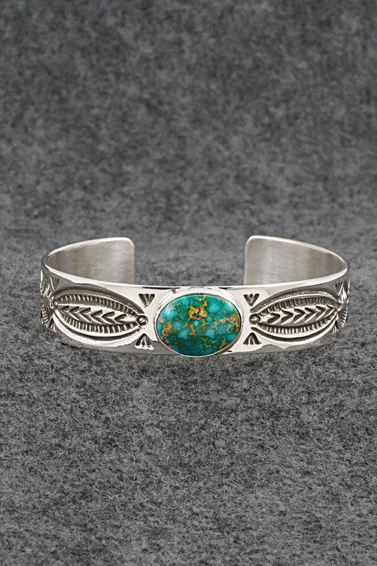 Turquoise & Sterling Silver Bracelet - Arnold Blackgoat