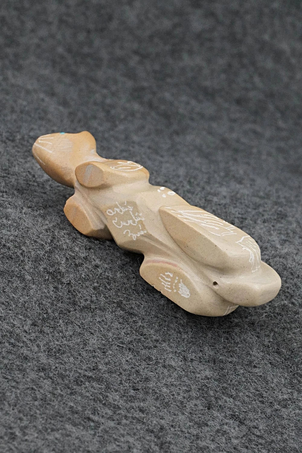 Mountain Lion Zuni Fetish Carving - Adrian Cachini