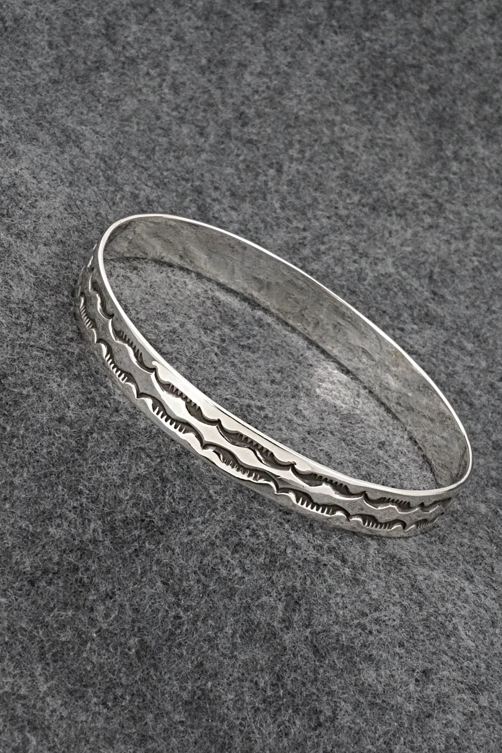 Sterling Silver Bangle Bracelet - Roland Dixson