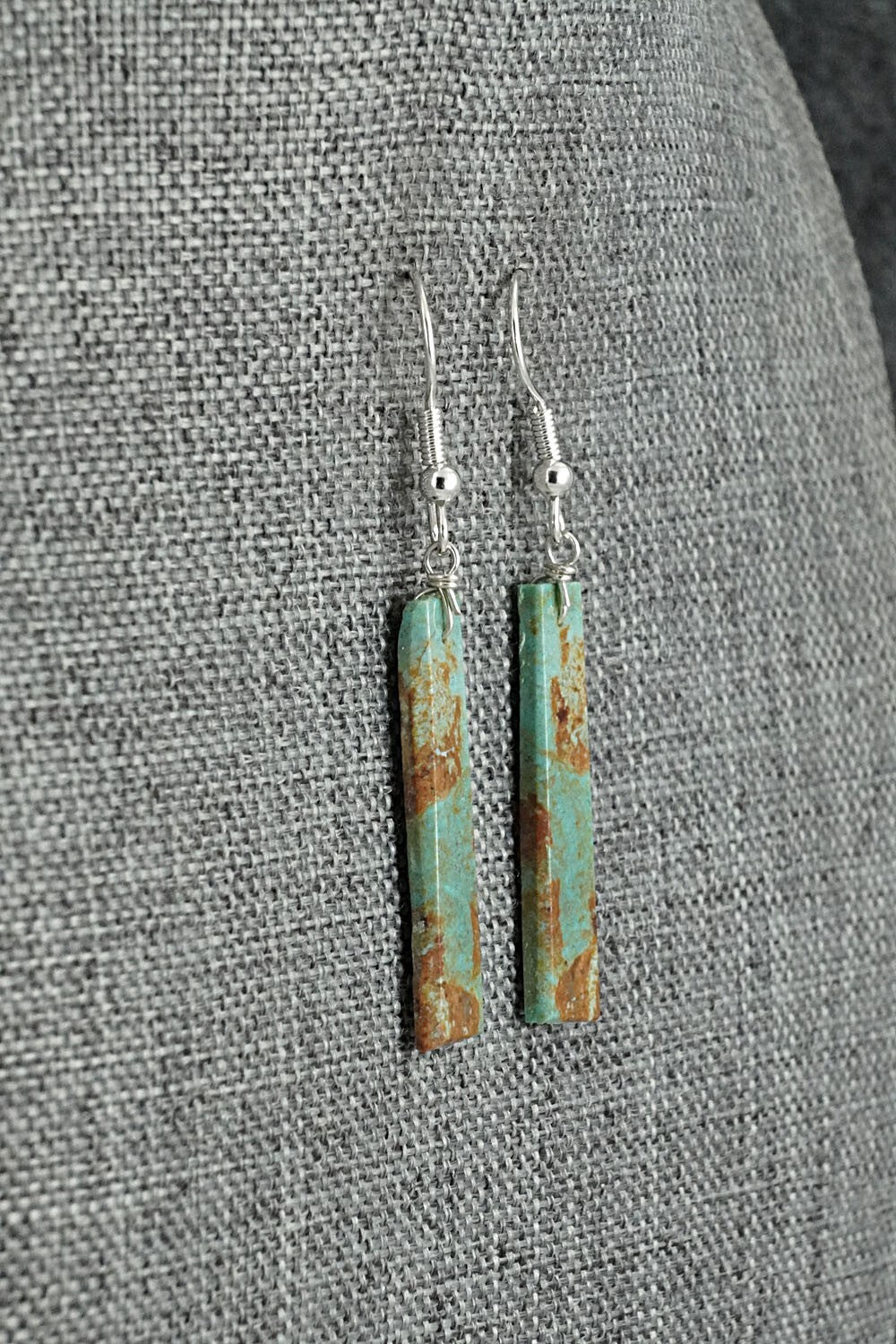Turquoise & Sterling Silver Earrings - Tammy Nolcot