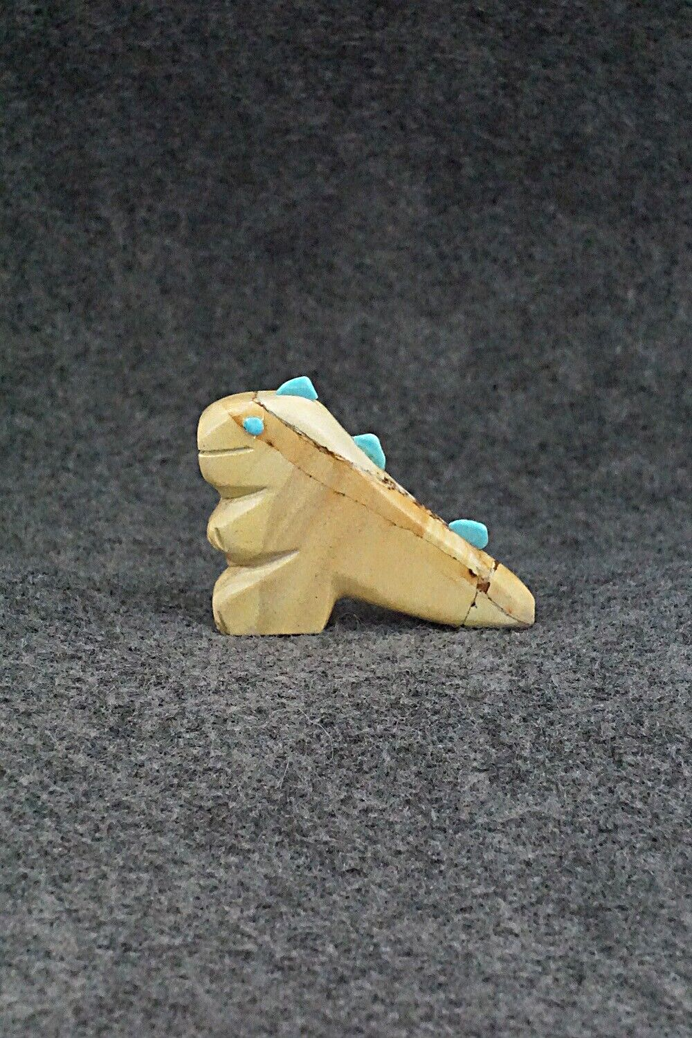 Dinosaur Zuni Fetish Carving - Cody Chavez