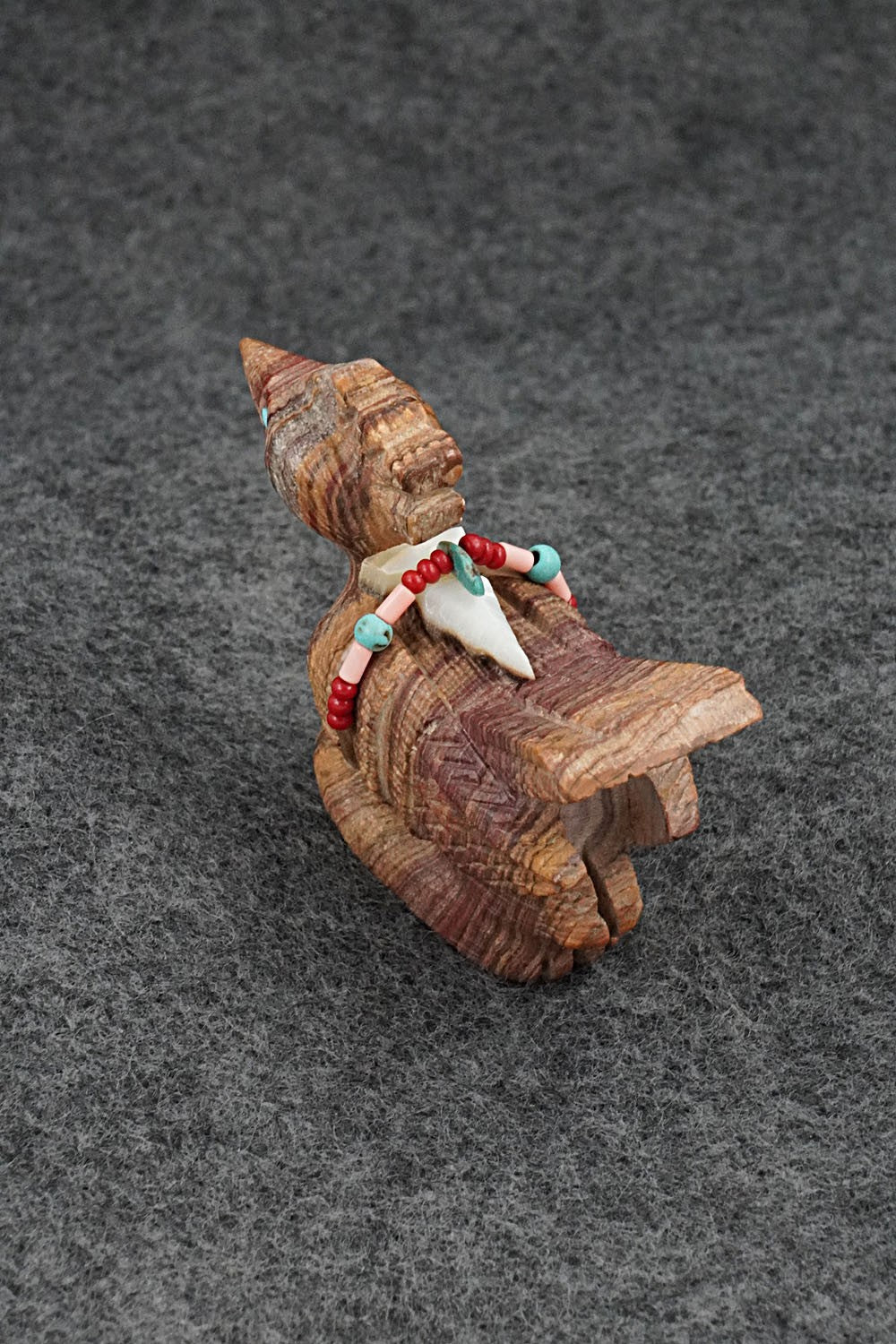 Roadrunner Zuni Fetish Carving - Douglas Martza