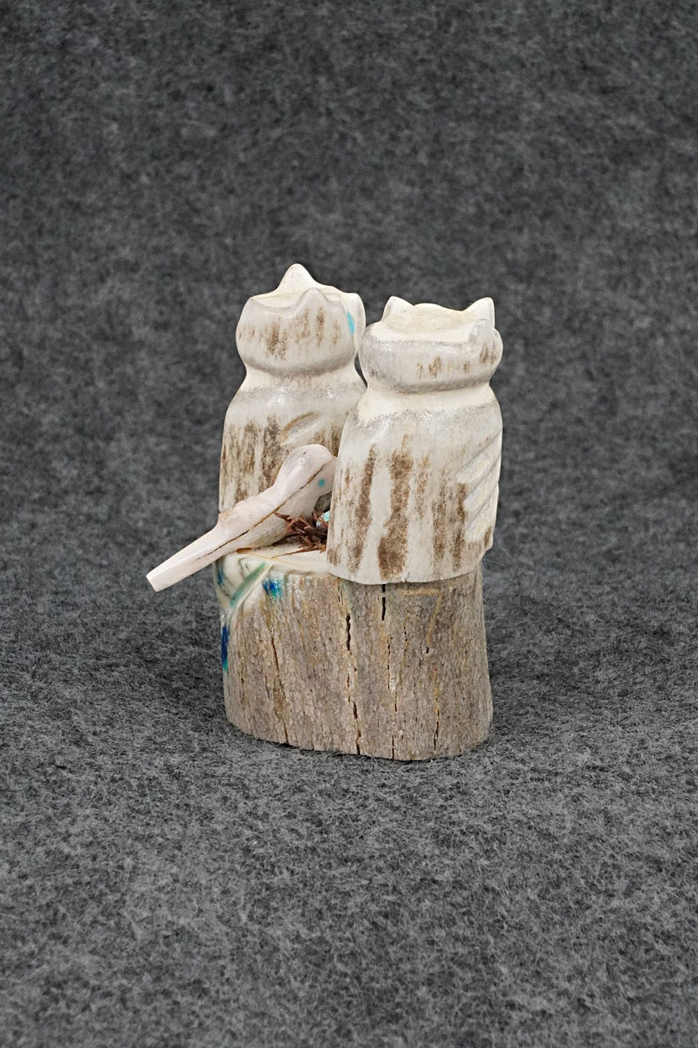 Owls Zuni Fetish Carving - Marvelita Phillips