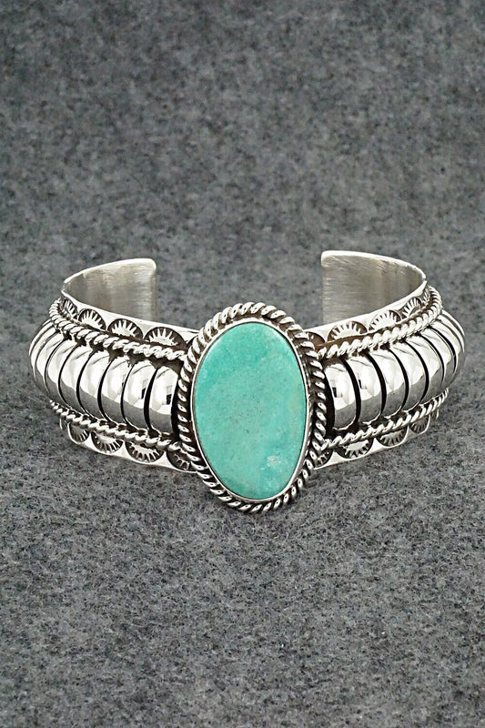 Turquoise & Sterling Silver Bracelet - Thomas Charley