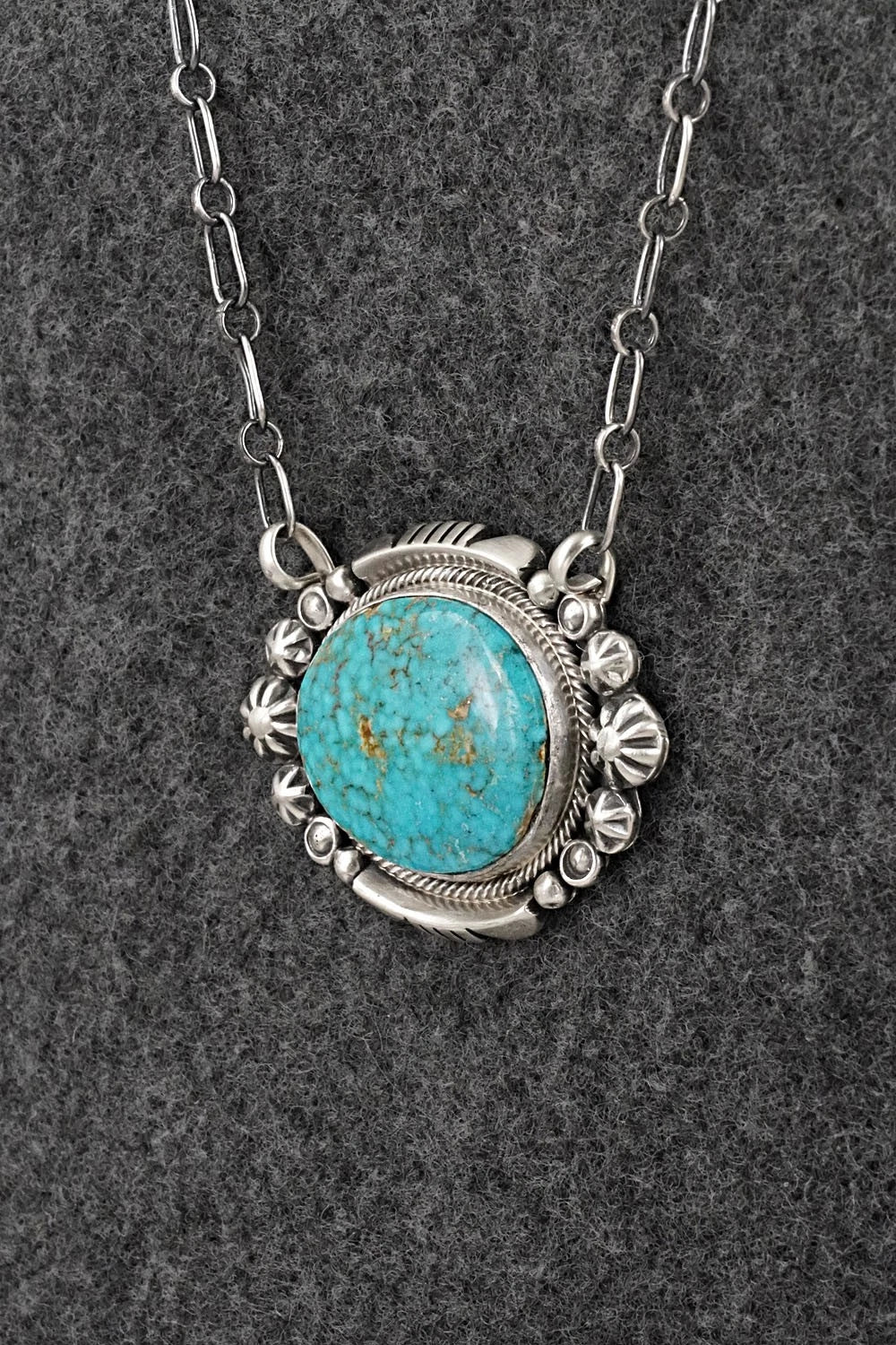 Turquoise & Sterling Silver Necklace - Daniel Benally