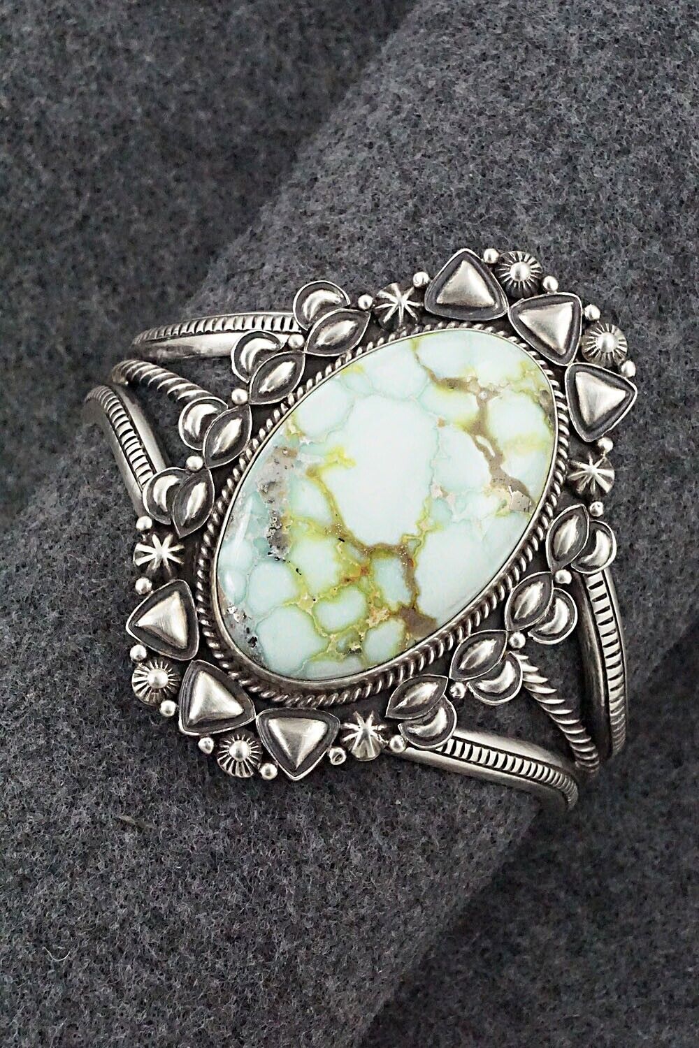 Turquoise & Sterling Silver Bracelet - Derrick Gordon