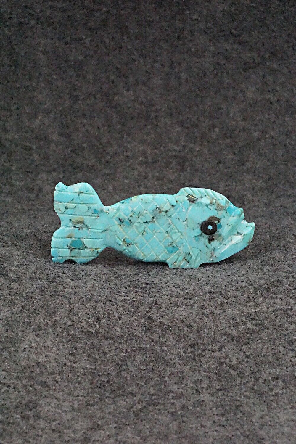 Fish Zuni Fetish Carving - Danette Laate