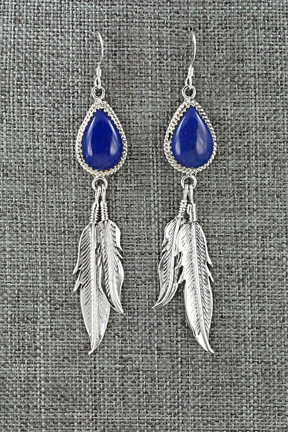 Lapis & Sterling Silver Earrings - Harris Largo