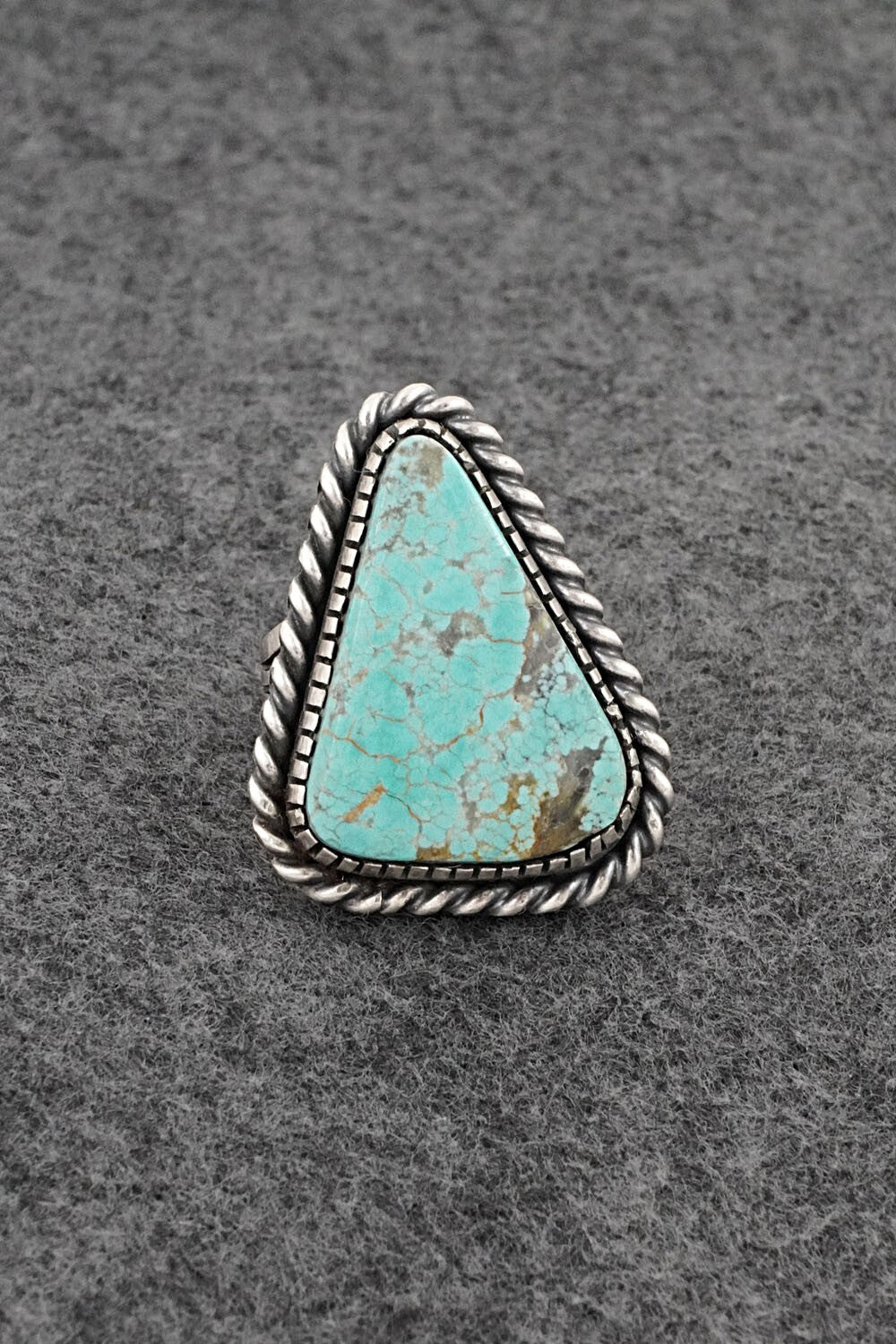 Turquoise & Sterling Silver Ring - Marita Benally - Size 9