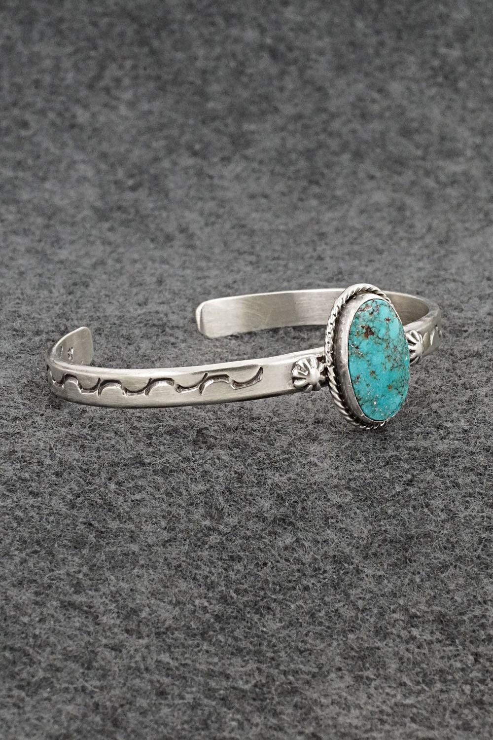 Turquoise & Sterling Silver Bracelet - Samuel Yellowhair