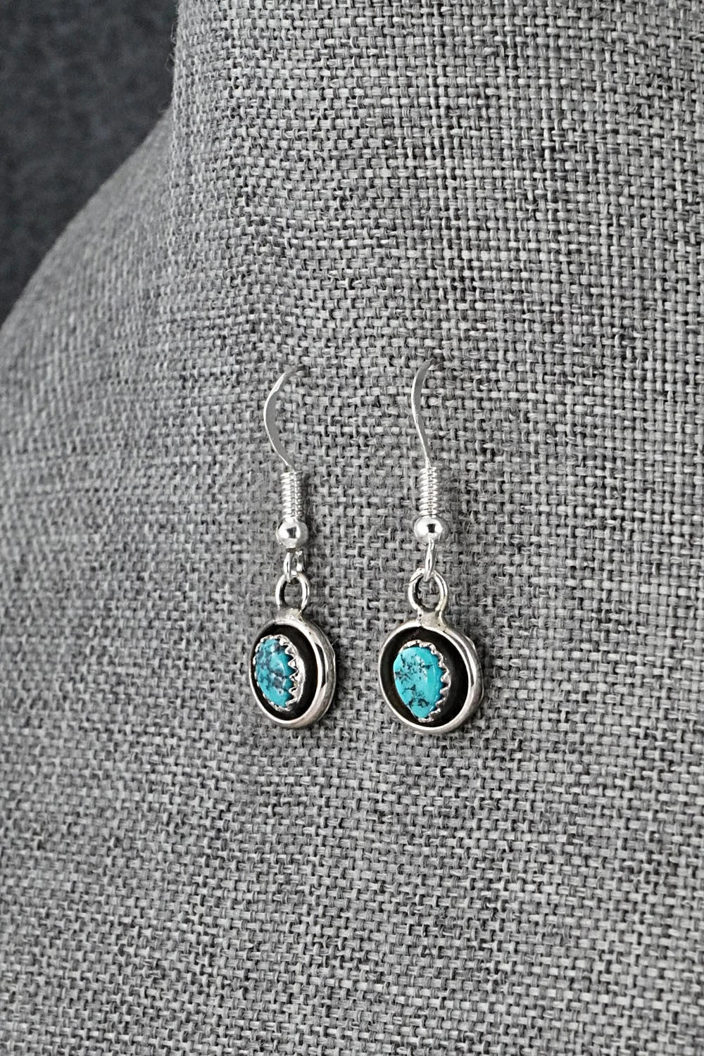 Turquoise & Sterling Silver Squash Blossom Set - Phil Garcia