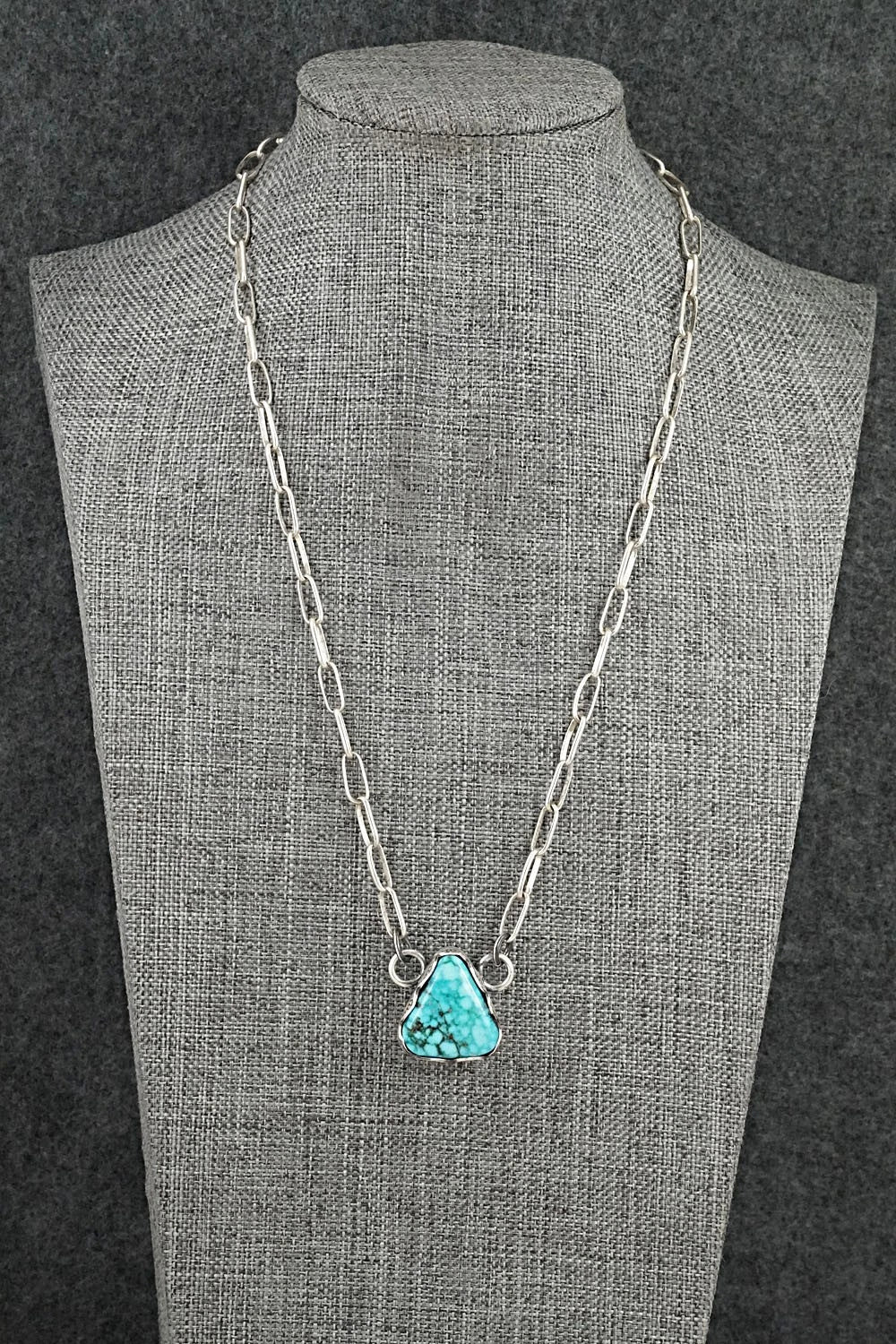 Turquoise & Sterling Silver Necklace - Randy Boyd