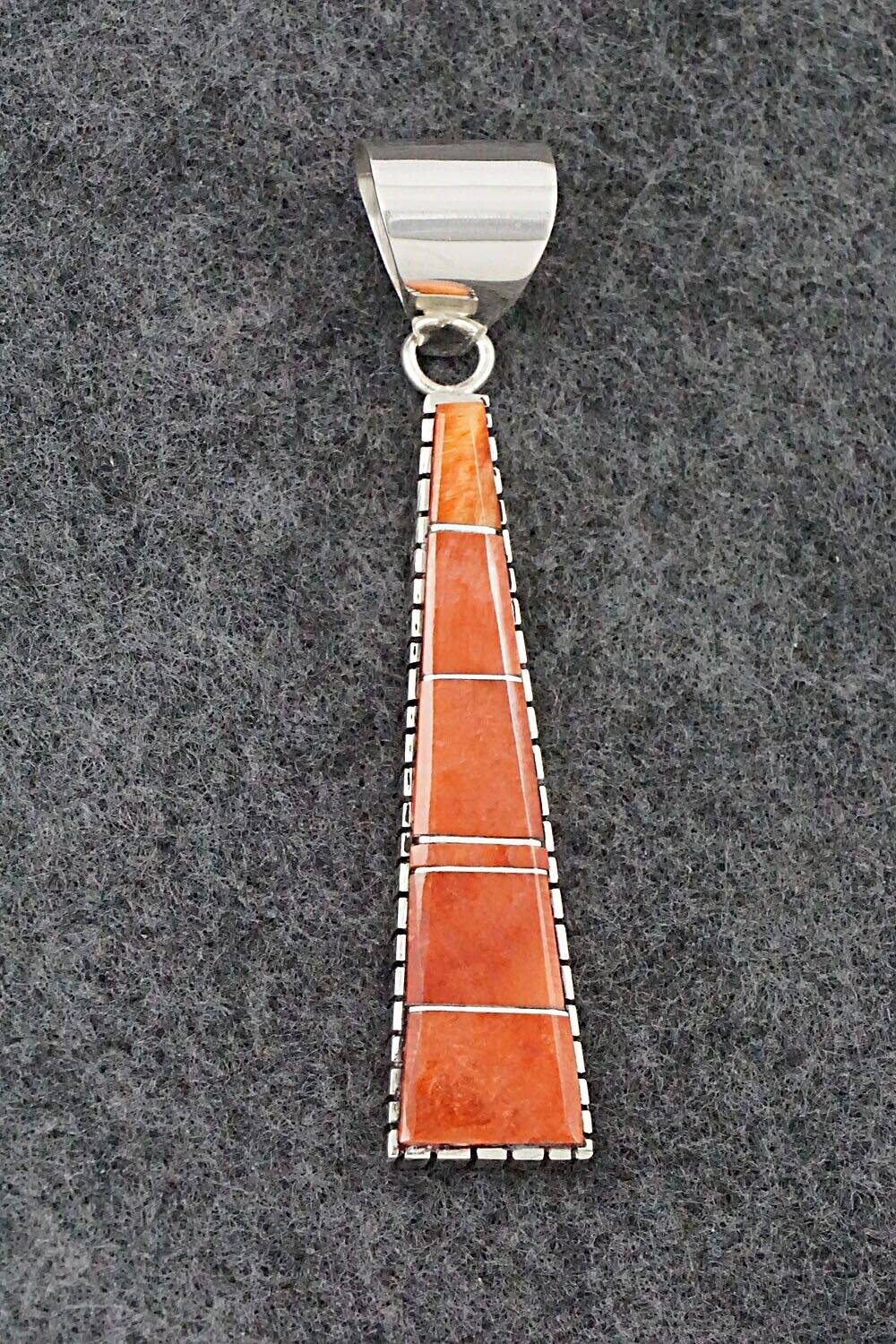 Spiny Oyster & Sterling Silver Pendant - Harold Smith