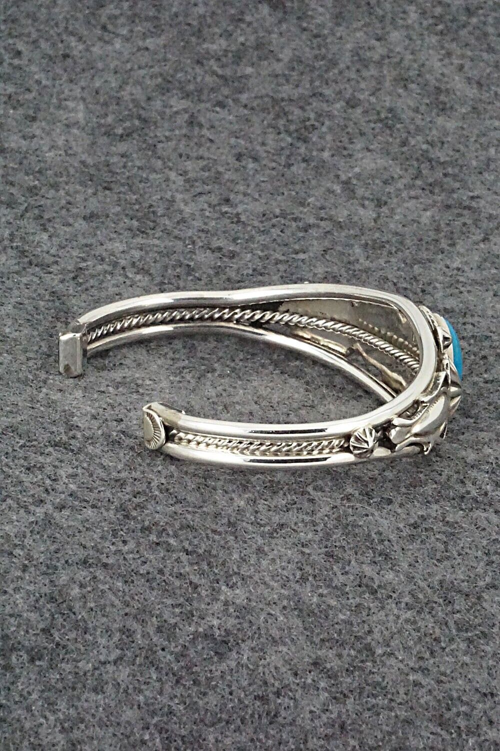 Turquoise & Sterling Silver Bracelet - Raymond Delgarito