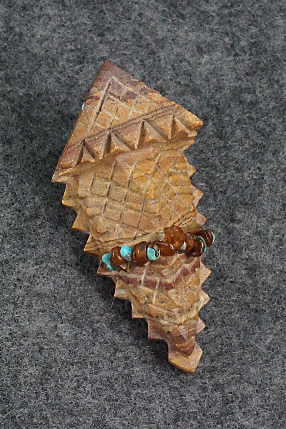 Horned Toad Zuni Fetish Carving - Douglas Martza
