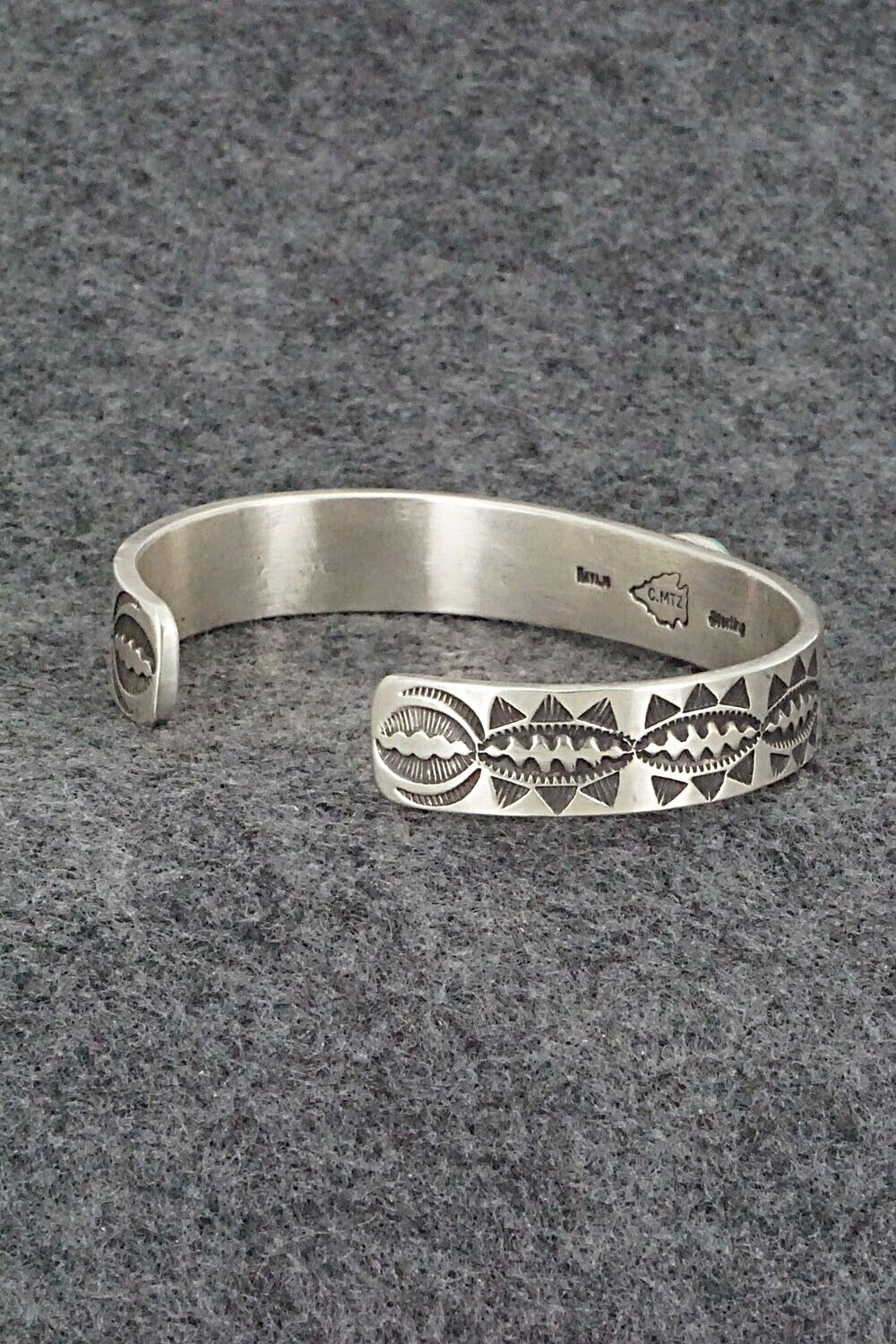 Turquoise and Sterling Silver Bracelet - Calvin Martinez