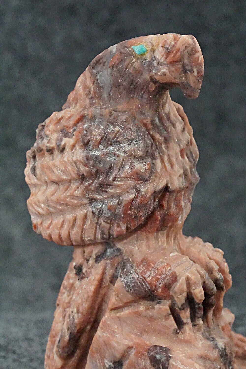 Eagle with Rabbit Zuni Fetish Carving - Jon Quam