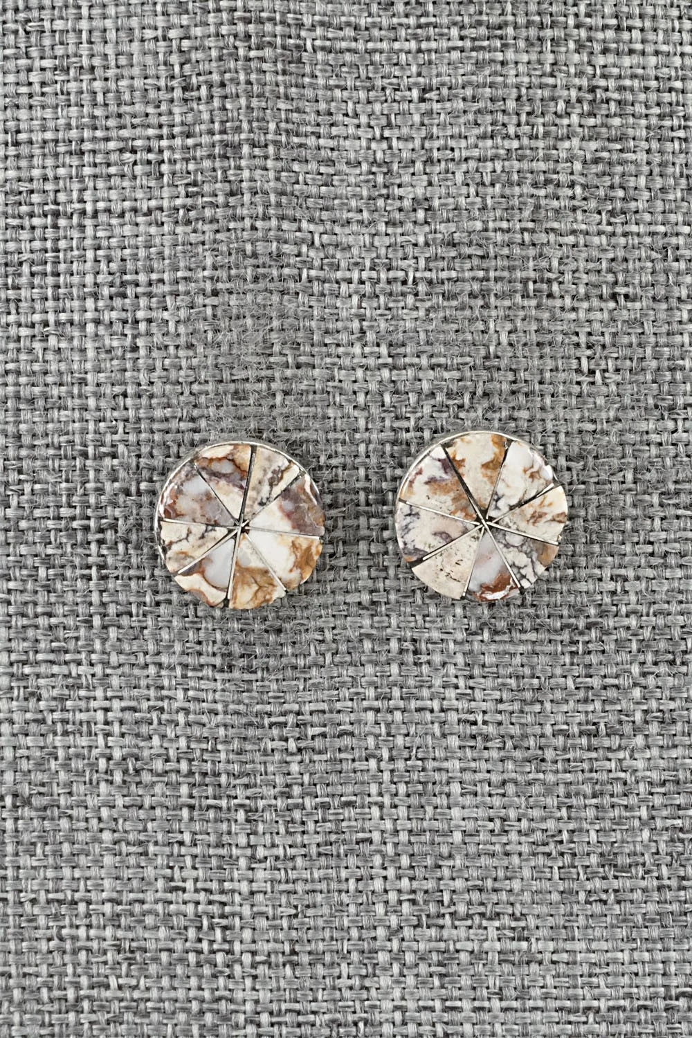 Wild Horse & Sterling Silver Earrings - Johnson Laweka