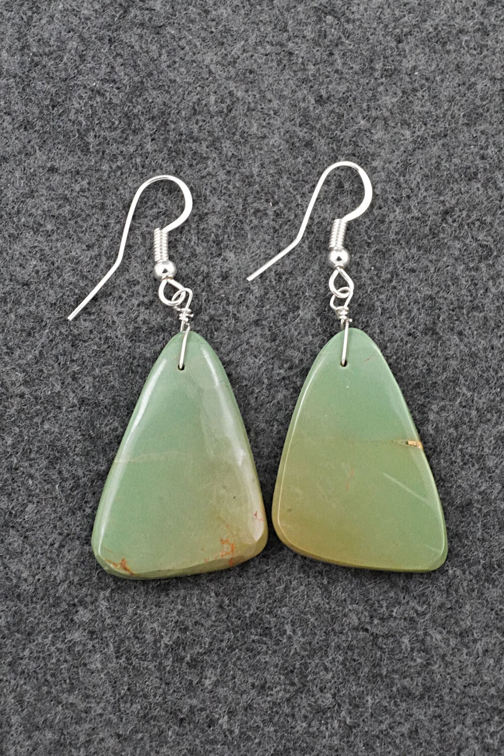 Turquoise & Sterling Silver Earrings - Louise Pete