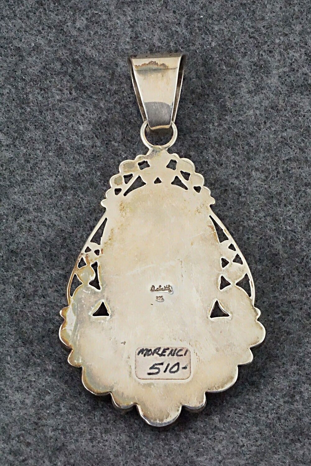 Turquoise and Sterling Silver Pendant - Oliver Smith
