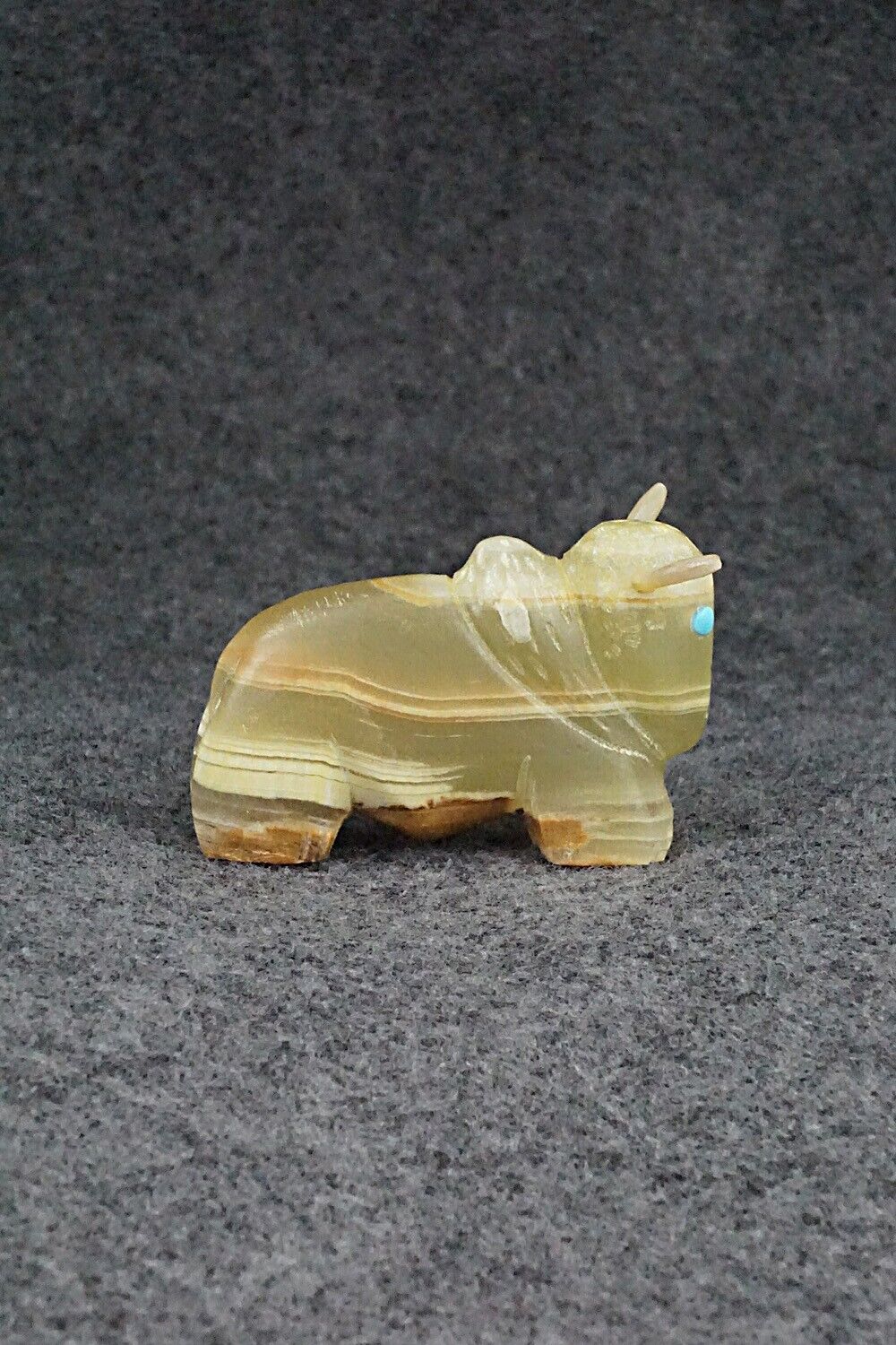 Buffalo Zuni Fetish Carving - Cody Chavez
