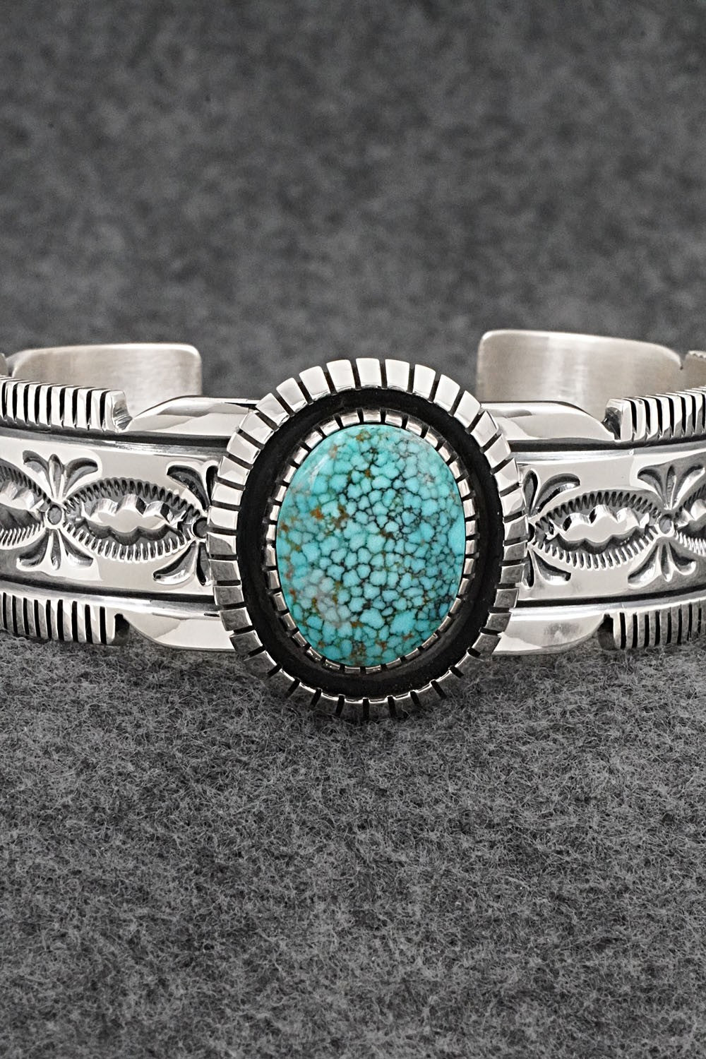 Turquoise & Sterling Silver Bracelet - Mark Yazzie