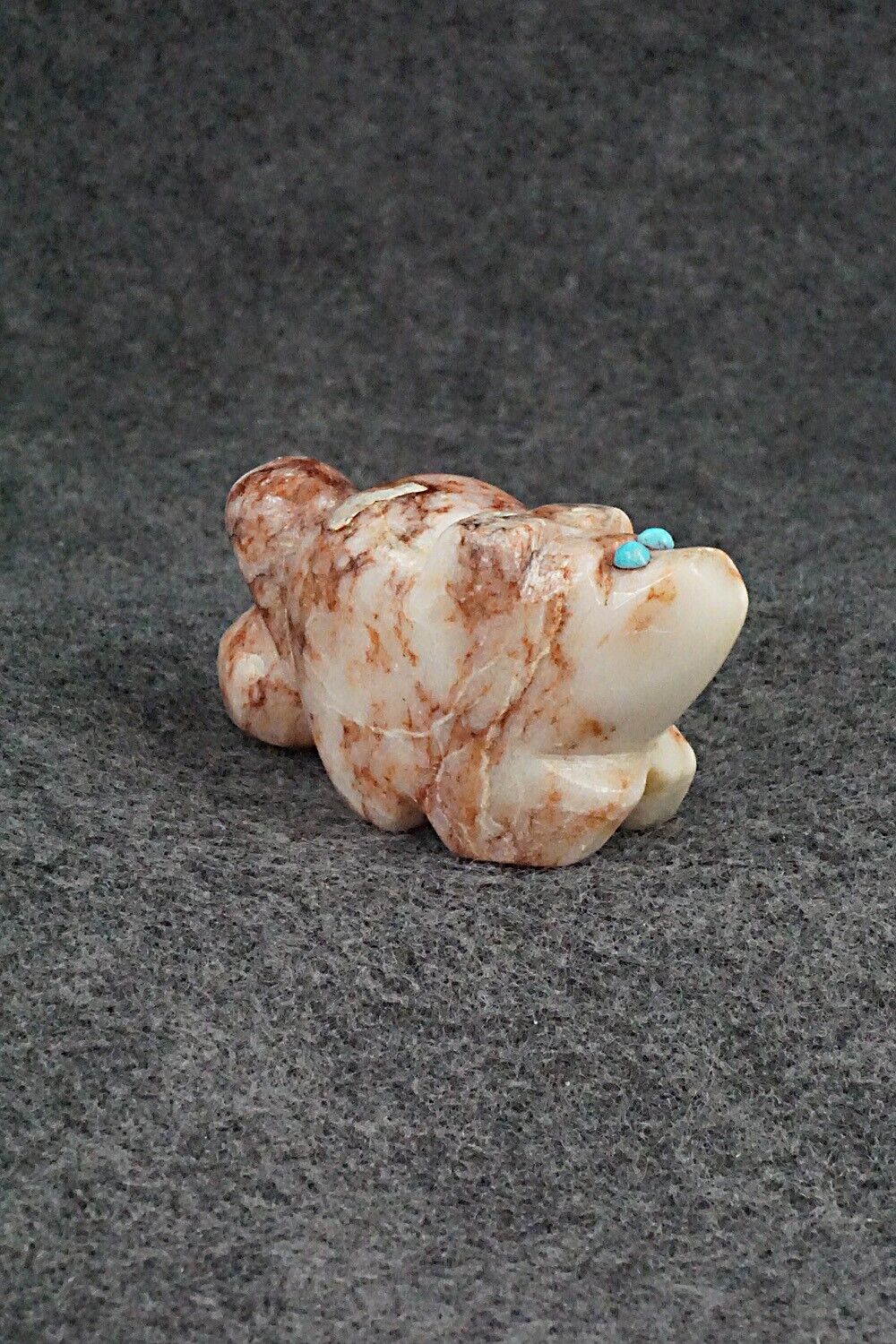 Wolf Zuni Fetish Carving - James Panteah