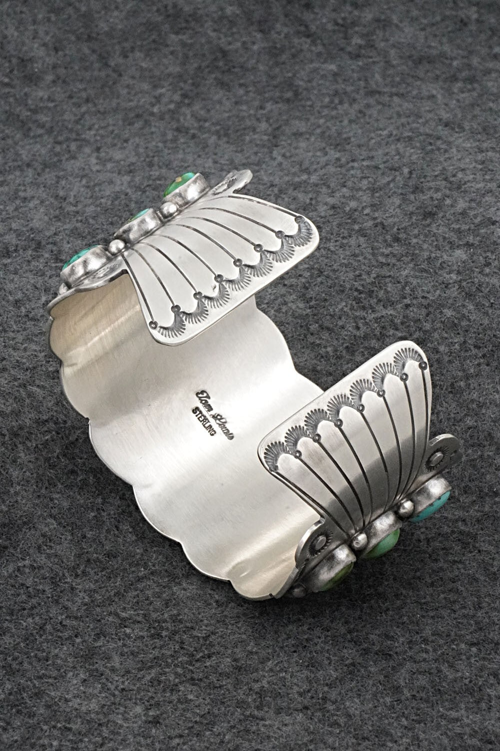 Turquoise & Sterling Silver Bracelet - Tom Lewis