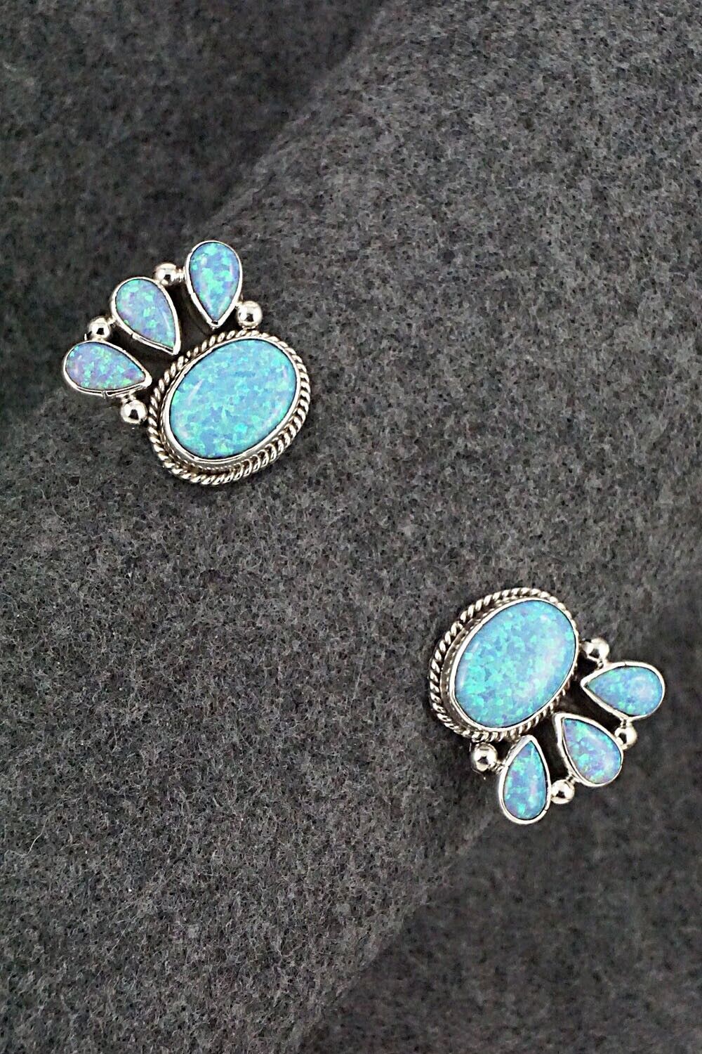 Opalite & Sterling Silver Bracelet - Annie Sleuth