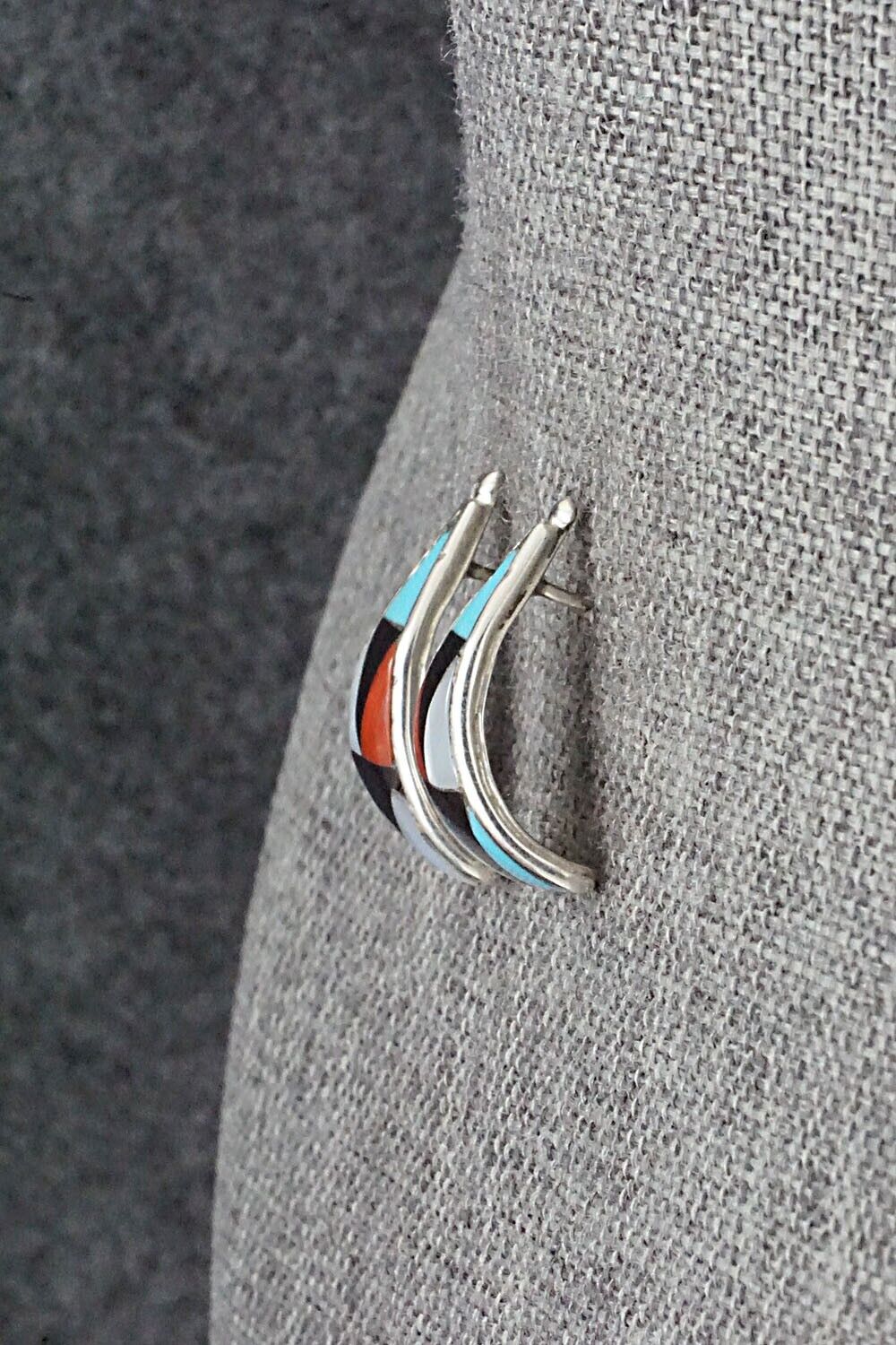 Multi-Stone & Sterling Silver Earrings - Florency Lucio