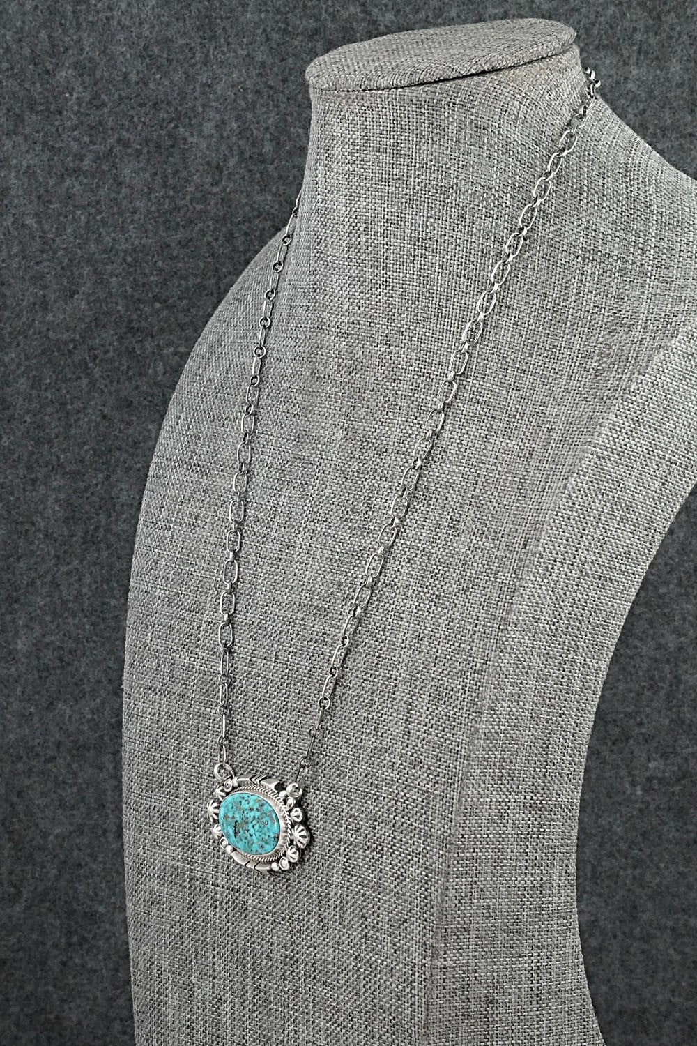 Turquoise & Sterling Silver Necklace - Daniel Benally