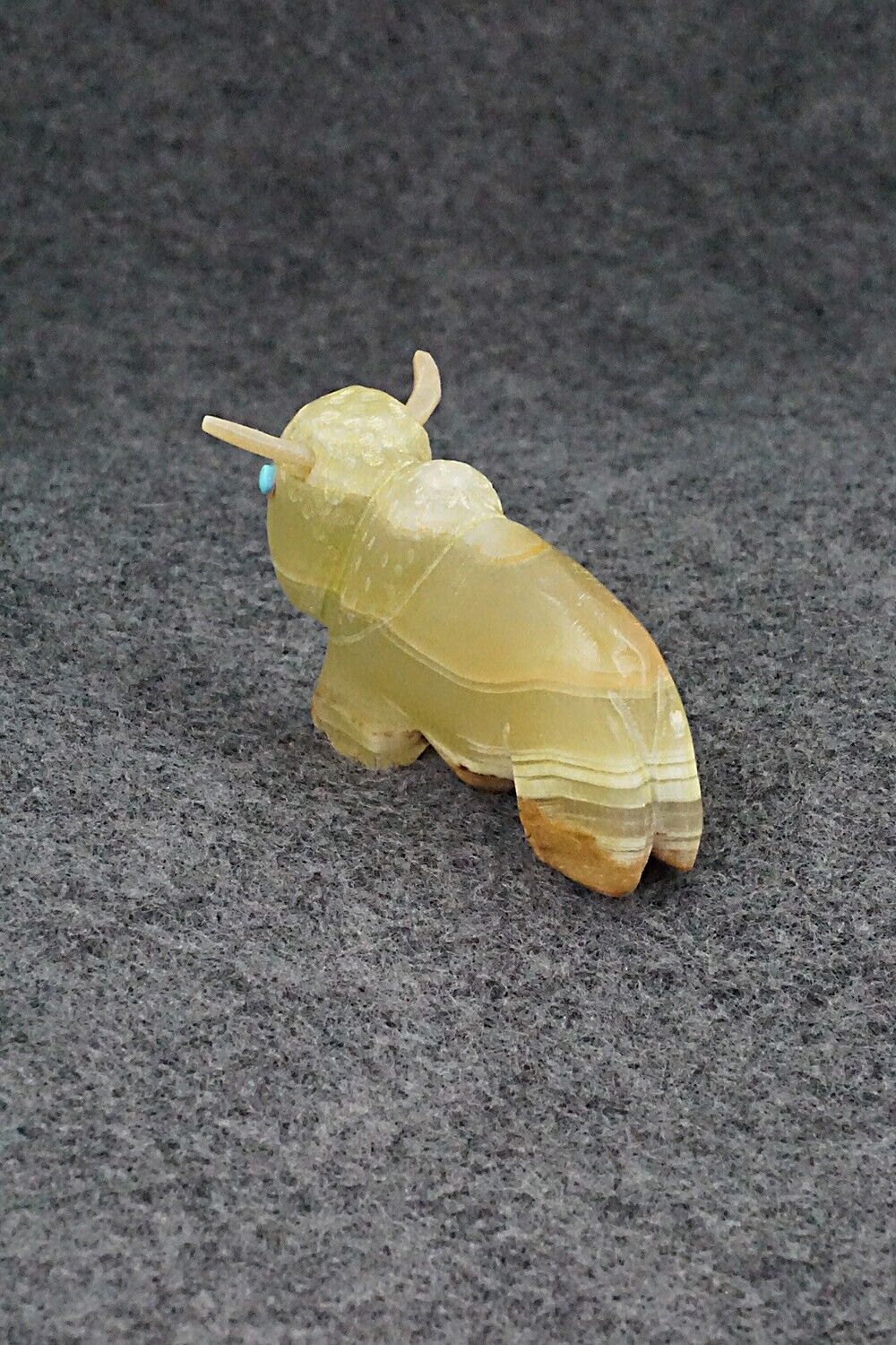 Buffalo Zuni Fetish Carving - Cody Chavez