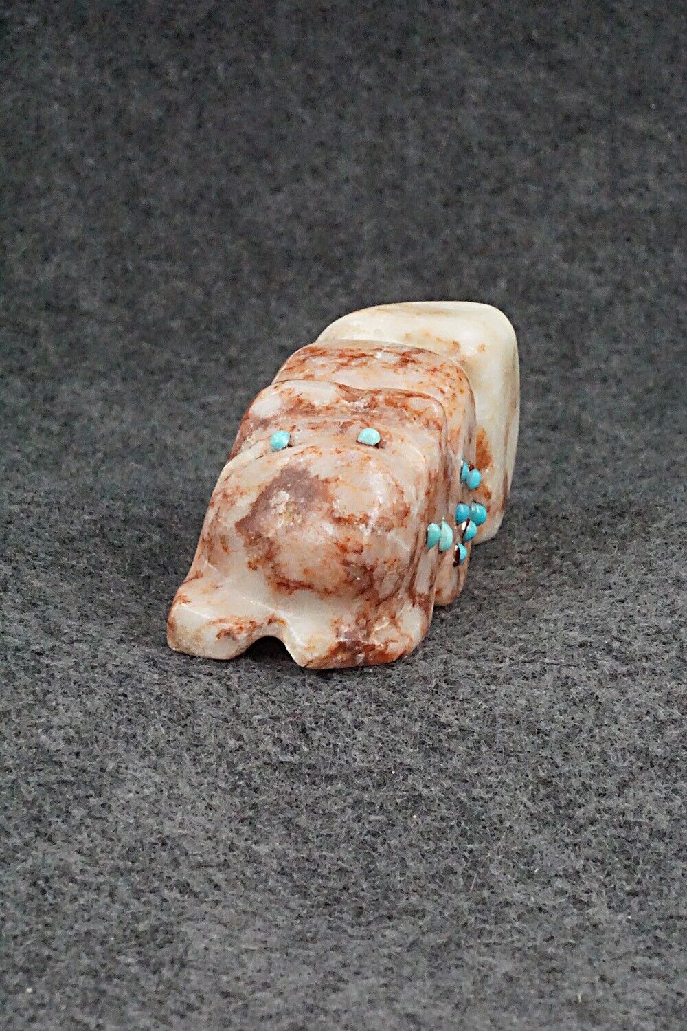 Wolf Zuni Fetish Carving - James Panteah