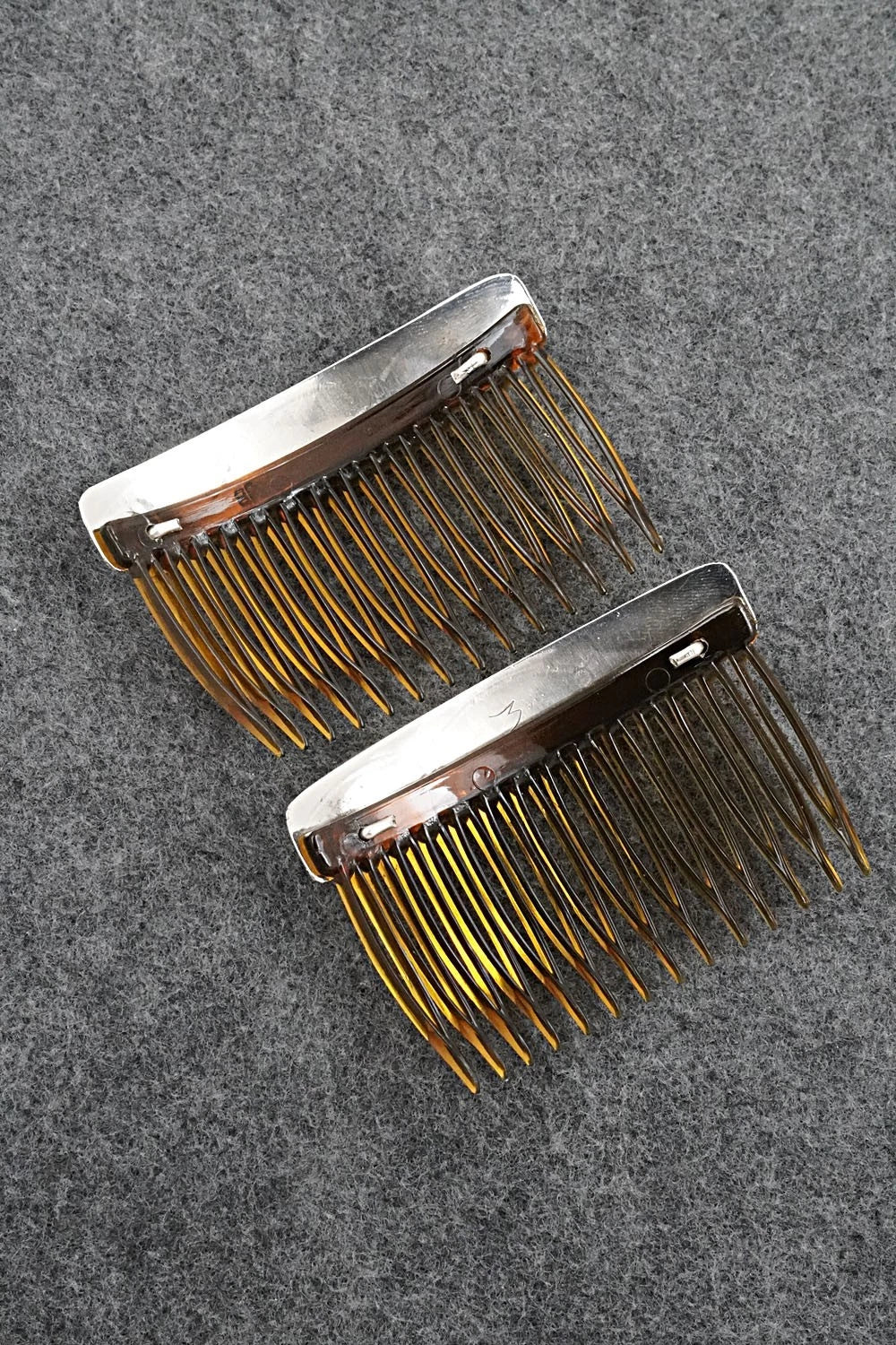 Turquoise & Sterling Silver Hair Combs - Joann Silver
