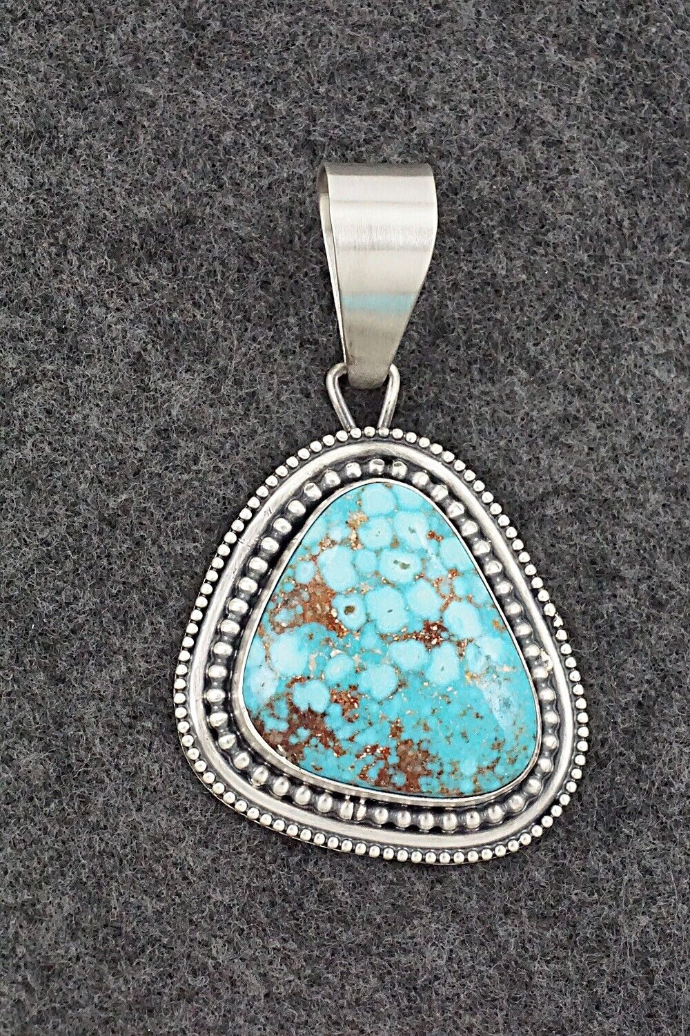 Turquoise & Sterling Silver Pendant - Daniel Benally
