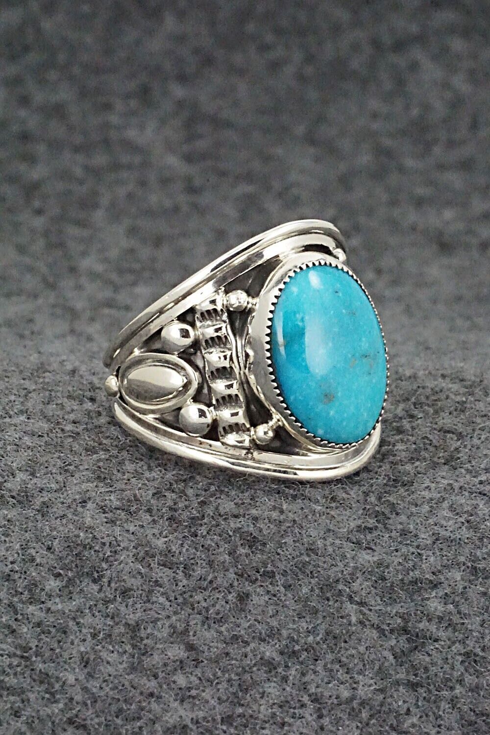Turquoise and Sterling Silver Ring - Larson Lee - Size 11