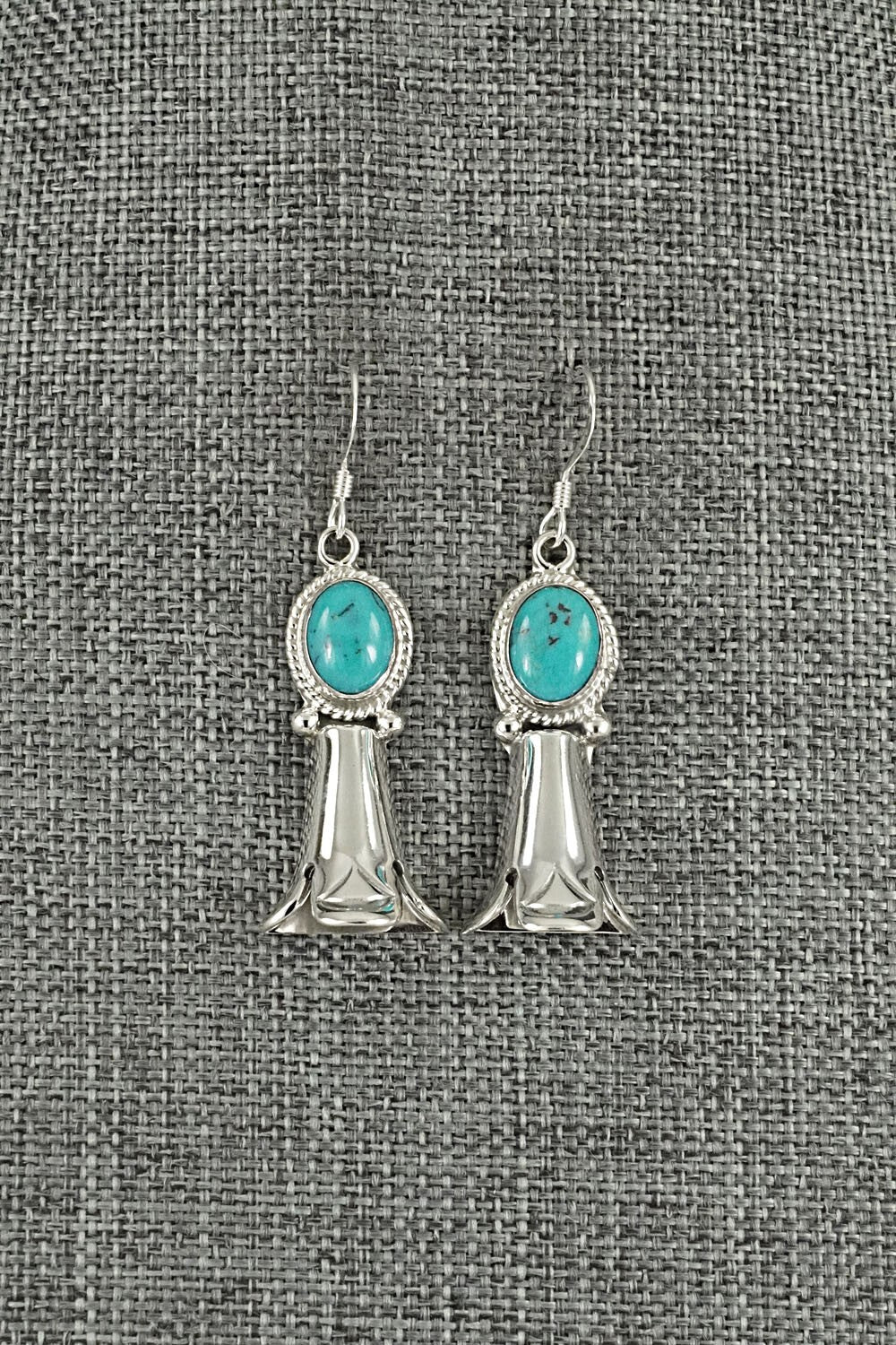 Turquoise & Sterling Silver Earrings - Sharon McCarthy