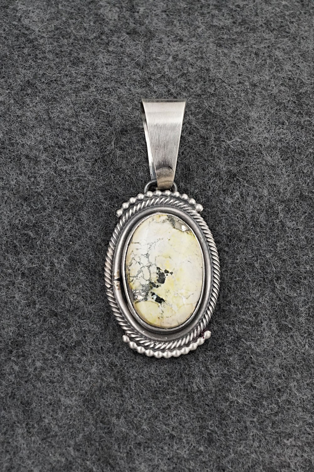 Variscite & Sterling Silver Pendant - Darrin Livingston