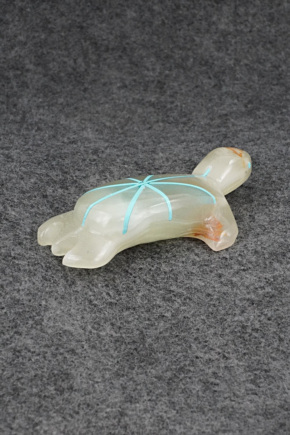 Turtle Zuni Fetish Carving - Kenric Laiwakete