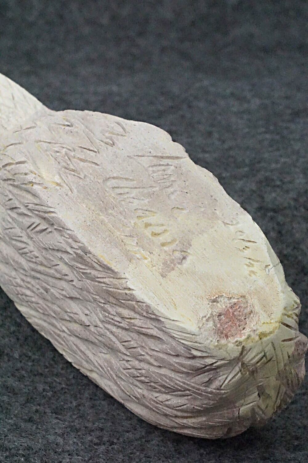 Eagle Zuni Fetish Carving - Lance Cheama