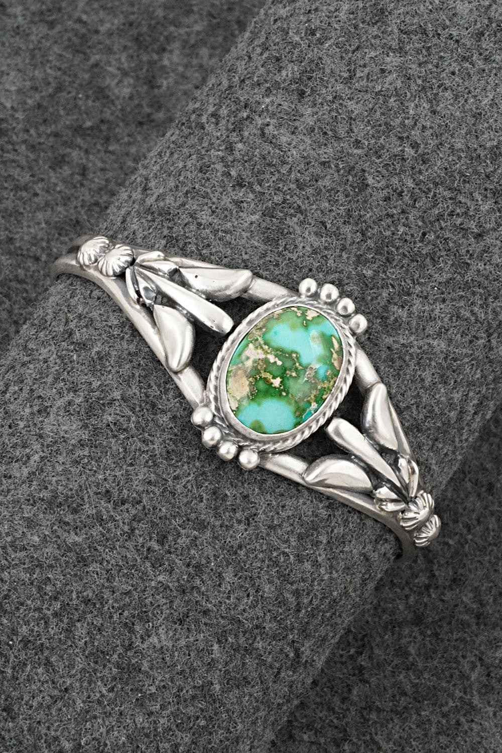 Turquoise & Sterling Silver Bracelet - Bobby Platero