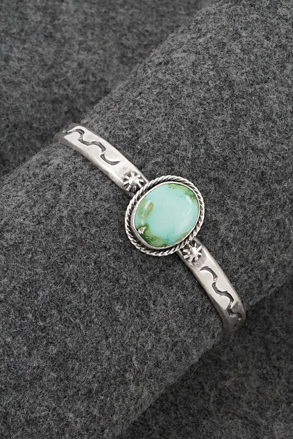 Turquoise & Sterling Silver Bracelet - Samuel Yellowhair