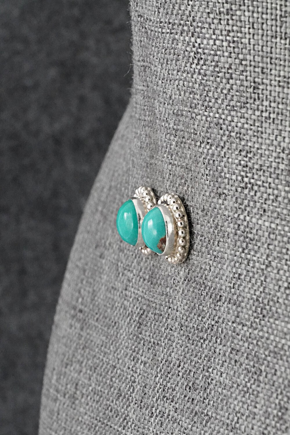 Turquoise & Sterling Silver Earrings - Byron Begay