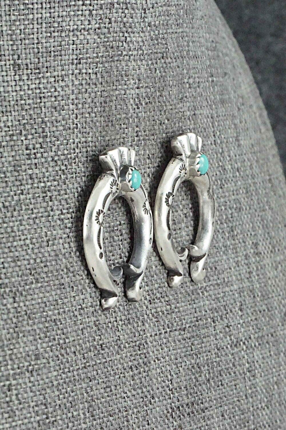 Turquoise & Sterling Silver Earrings - Paige Gordon
