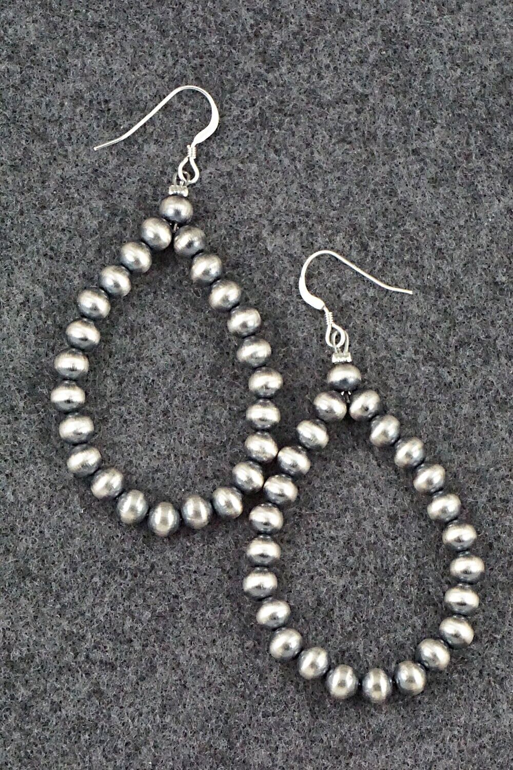 Sterling Silver Beaded Earrings - Louise Joe