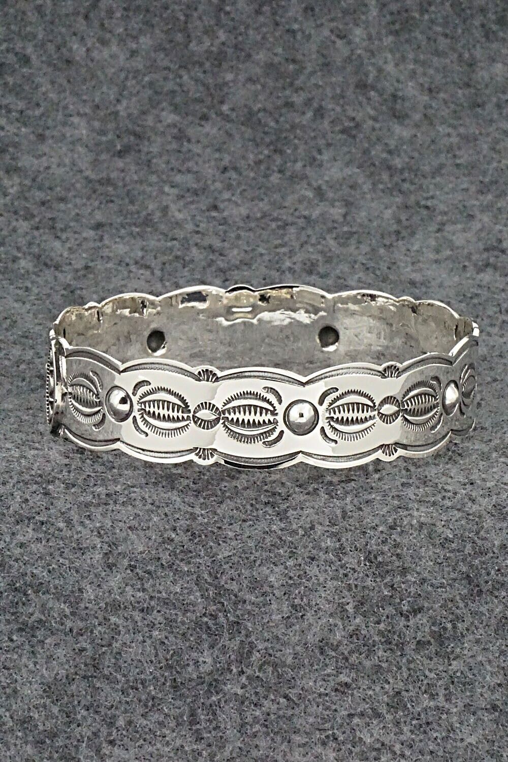 Sterling Silver Bangle Bracelet - Jeremy Delgarito