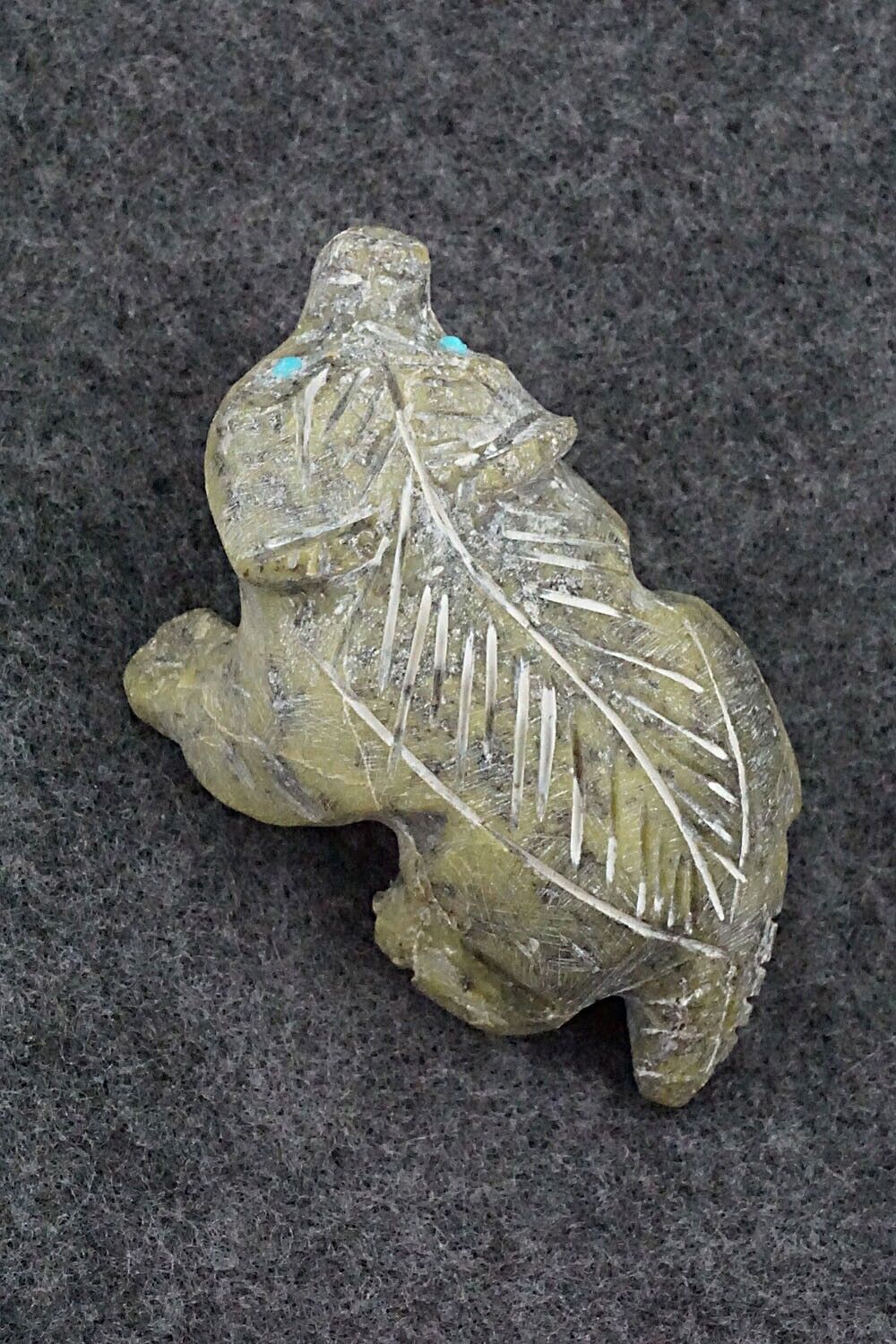 Badger Zuni Fetish Carving - Cody Cheama