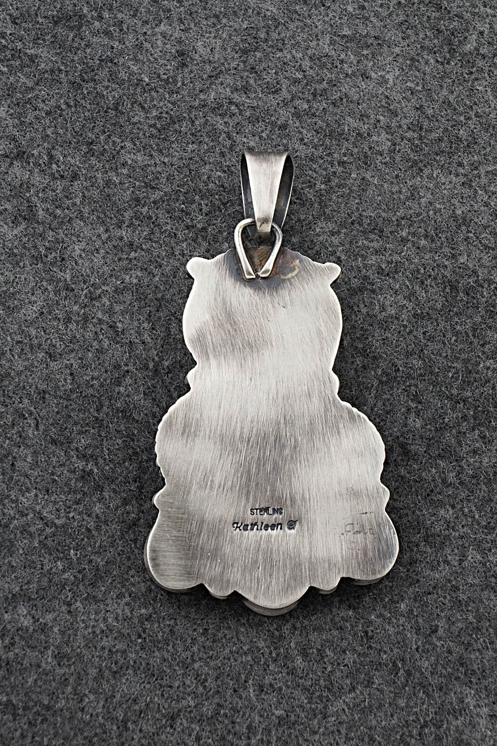 Turquoise & Sterling Silver Pendant - Kathleen Chavez