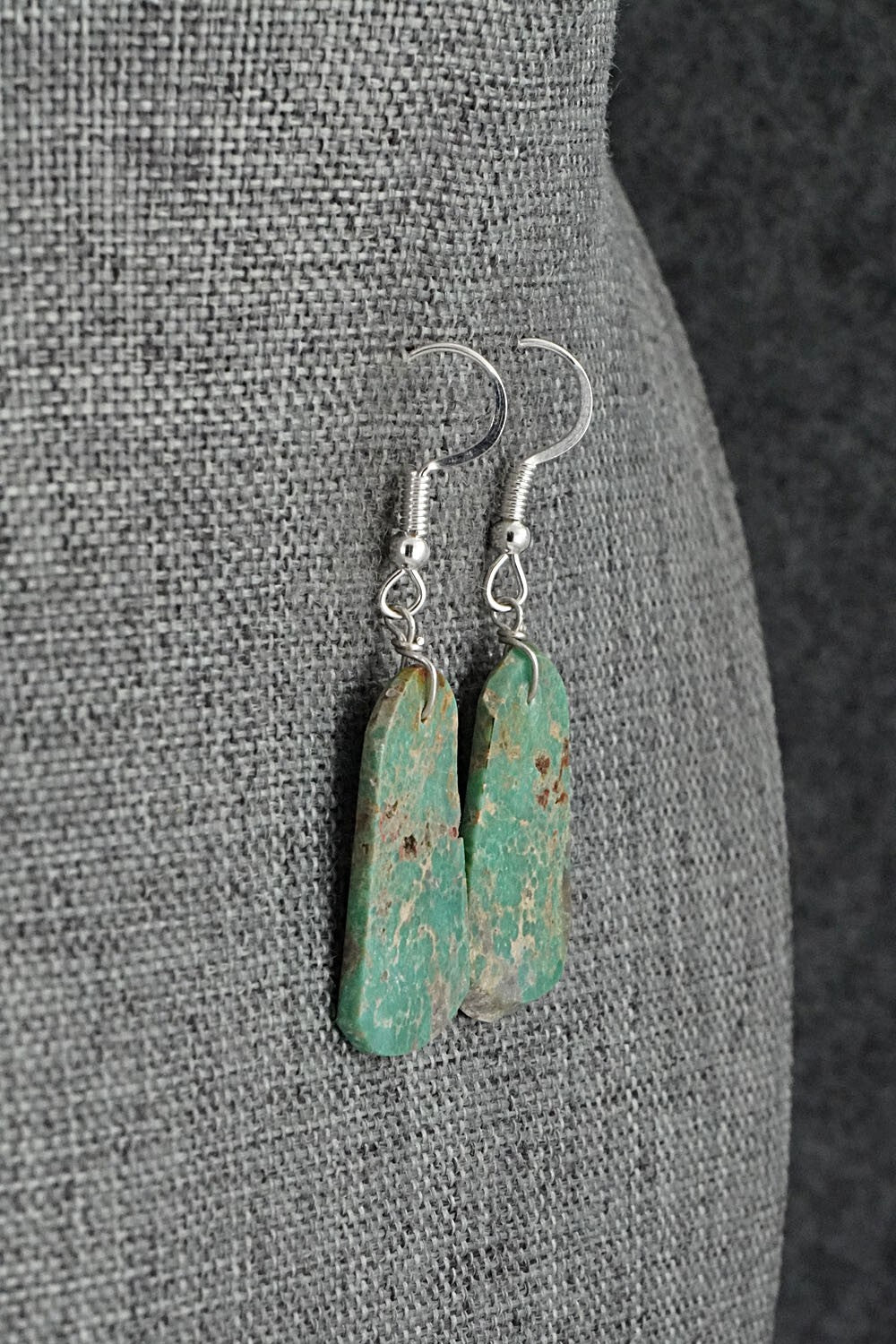 Turquoise & Sterling Silver Earrings - Tammy Nolcot