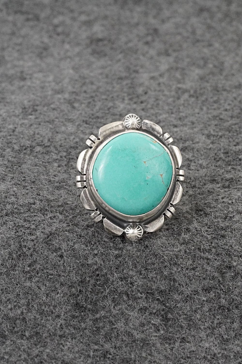 Turquoise & Sterling Silver Ring - Thomas Francisco - Size 6